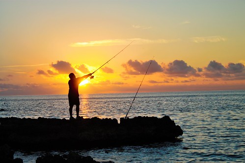ocean sunset canon mexico rebel fishing t3 cozumel