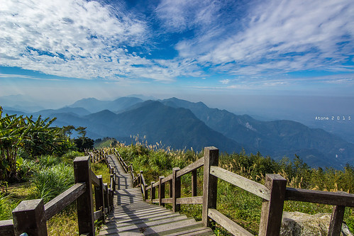 canon landscape star taiwan tokina 台灣 cpl 阿里山 嘉義 1116 600d 藍天白雲 隙頂
