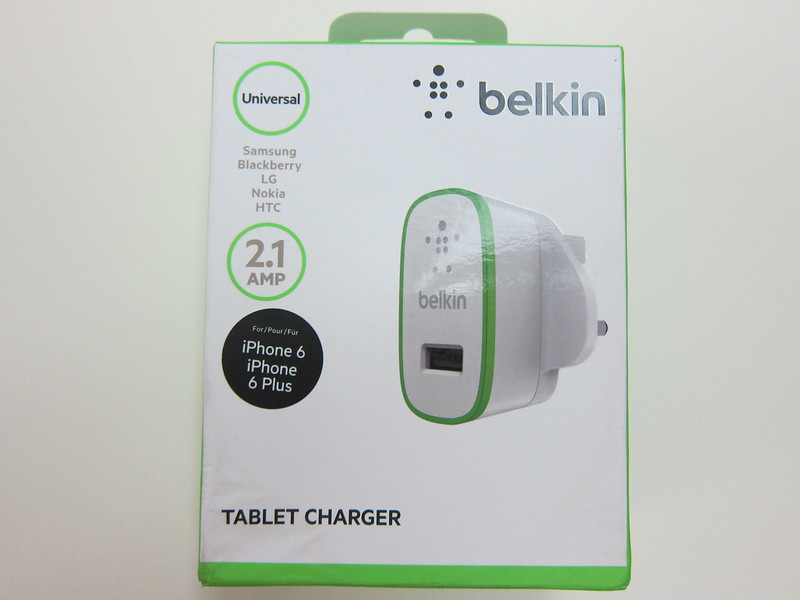 Belkin Tablet Charger (2.1A) - Box Front