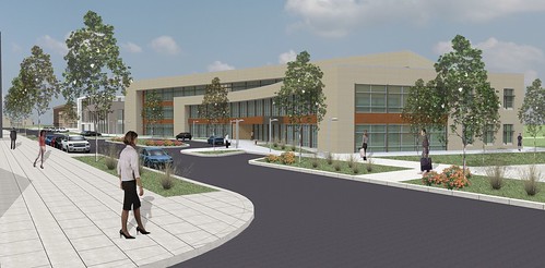 Rendering of Info Tech's new headquarters at Celebration Pointe