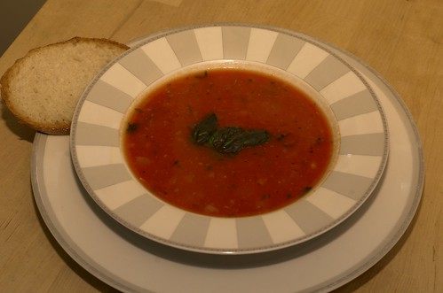 Garlic, Basil and Tomato Soup
