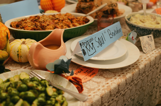 mini thanksiving feast 2014