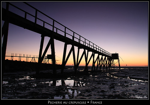 sunset france crépuscule 44 coucherdesoleil fishery paysdelaloire loireatlantique pêcherie canoneos70d eos70d stéphanebon