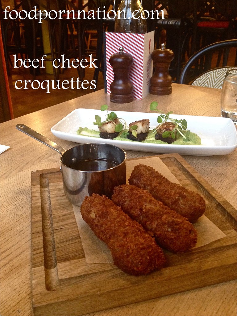 The Porchester - Beef cheek croquettes with London stout gravy