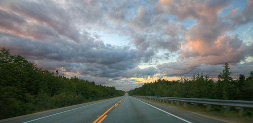 road sky clouds forest vanishingpoint highway novascotia sunsets atlanticcanada canadianmaritimes canon5dmarkii canon5dii
