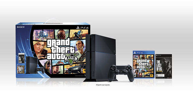 BUNDLE DE BLACK FRIDAY: PS4 de 500GB, GTA V the Last of Us