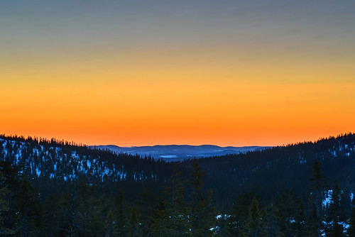 sunset mountains color fire nikon sweden d750 nik sverige 24120 colorefexpro dalarnaslän nikviveza2