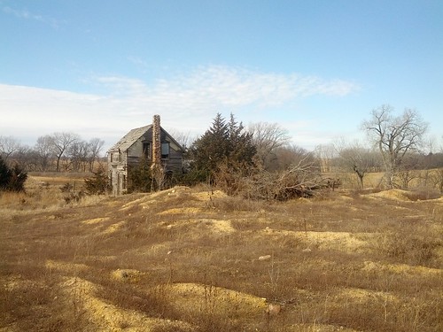 old trees house abandoned landscape countryside ruins ks country hill ruin kansas barnes