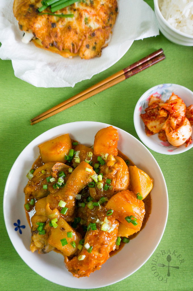 Dak Bokkeumtang (Spicy Braised Chicken)