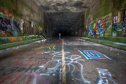 road abandoned canon graffiti highway pennsylvania tunnel exploration 1740mm urbex 5dmarkii