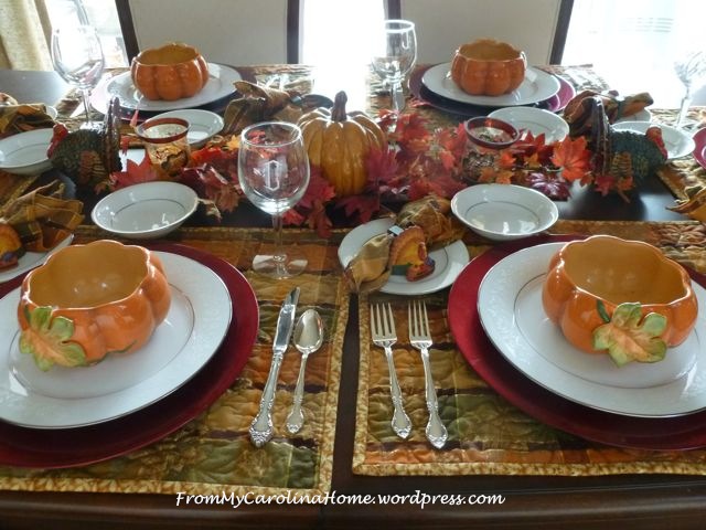 Thanksgiving Tablescape | From My Carolina Home