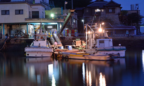 sunset sea water japan night boats coast seaside nikon photographer harbour ships hiroshima fukuyama