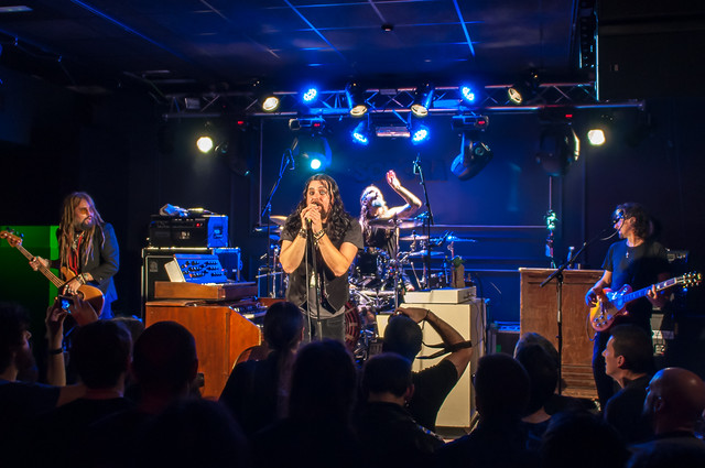 Bigelf con Bend Sinister y Jolly en la sala Sonora de Erandio, 8 de Noviembre de 2014.
