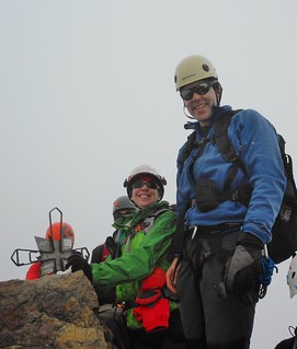 Clare and Tilden on Summit of Iliniza Norte