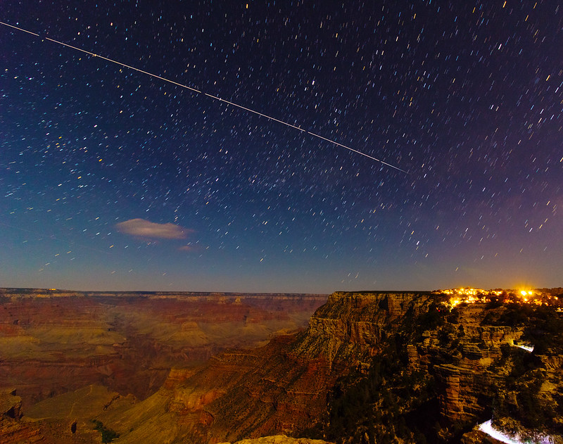 ISS Over The Grand Canyon