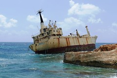 Schiffswrack Edro III bei Pegeia (Pafos Cyprus)