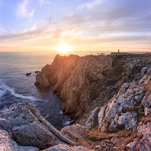 sunset france square brittany cliffs peninsula waterscape crozon fultrawide cameracanon5d2