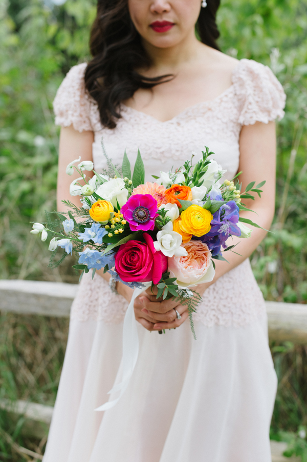 Cheryl & Fabio: : Love and all its colours (Mildred's Temple Kitchen wedding)