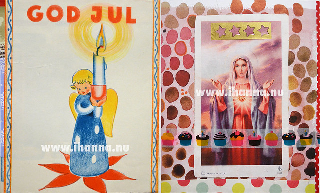 December Journal Pages: God Jul & Madonnan