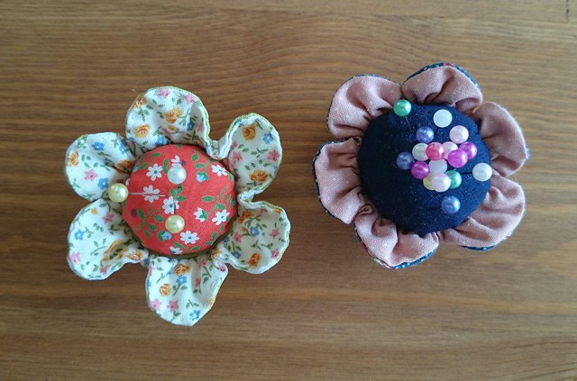 Finished Bottle Top Pin Cushion