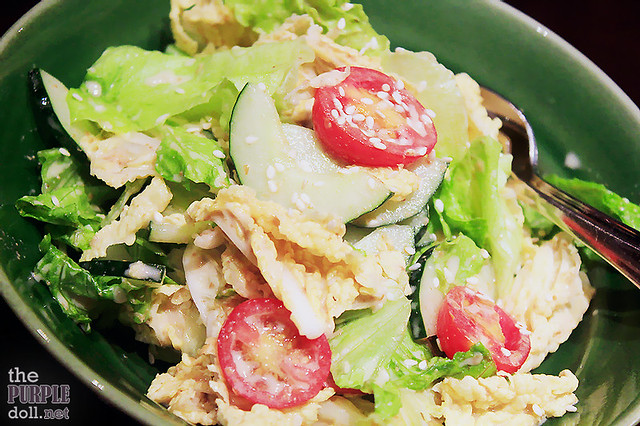 Mixed Vegetable Salad with Shredded Chicken, Vinegar, Mustard (MOP 65)