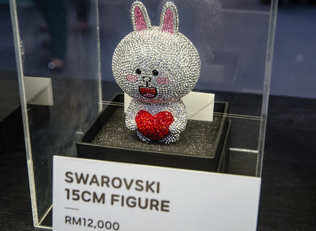 Swarovski Cony Figure at LINE Friends Pop-up store at IOI City Mall, Putrajaya