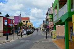 Main street at Kralendijk (Bonaire 2014)