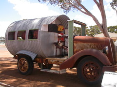 WA 186 school bus, Hyden, Western Australia