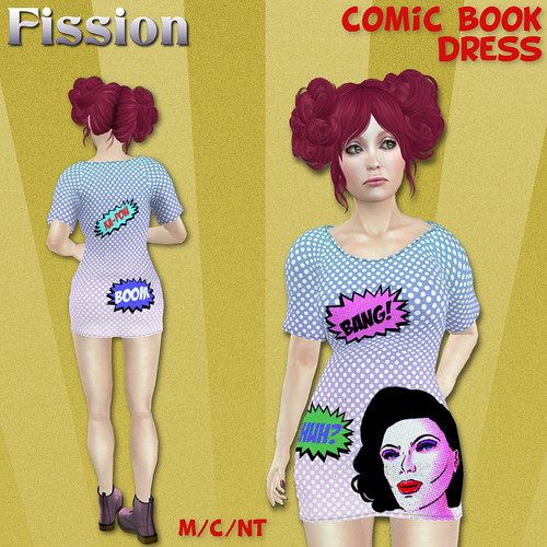Fission-Comic book dress