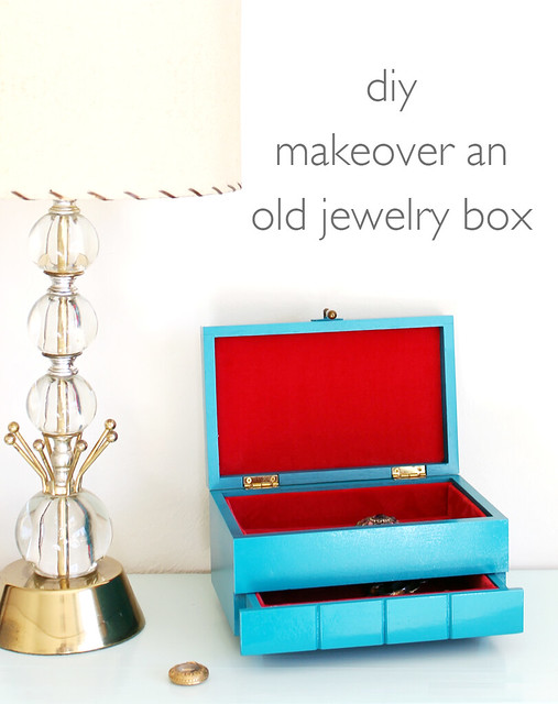 DIY Makeover An Old Jewelry Box