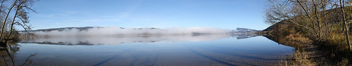 panorama lake water fog see eau wasser nebel lac brouillard hugin lacdejoux