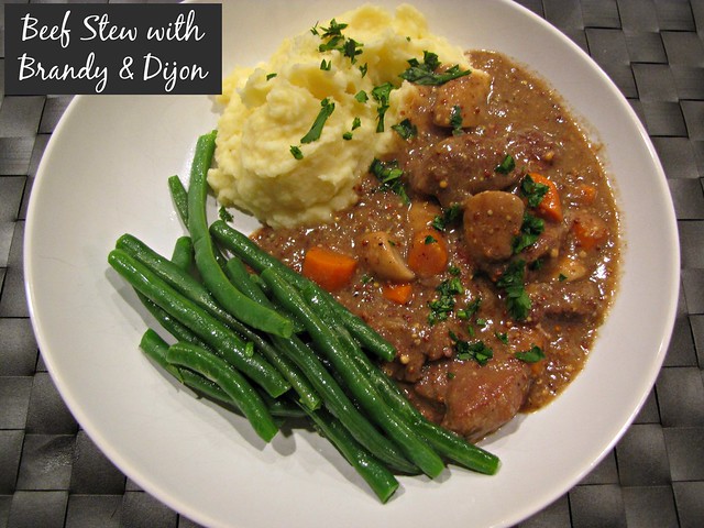 Beef Stew with Brandy & Dijon