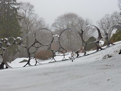 Circles in snow