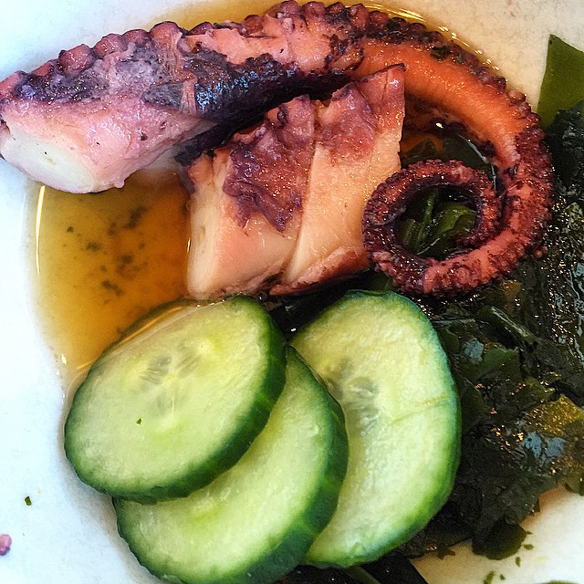 #octopus salad in #Detroit #food