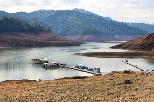 bridge water dam reservoir drought shastalake