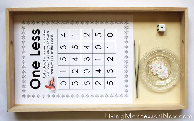 "One Less" Ballet Subtraction Activity