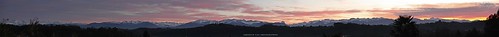 sunset panorama mountain montagne pyrénées
