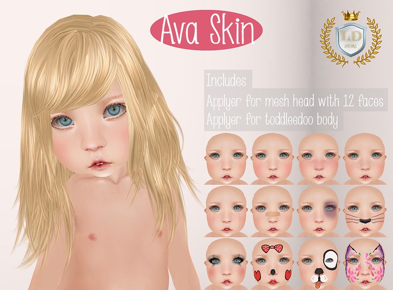 Ava Skin Mesh Head