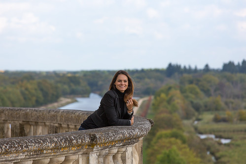 Adriana at Chateau de Chambord