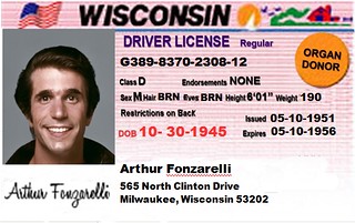 Fonzie Fake ID