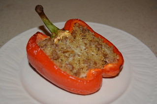Quinoa and Sausage Stuffed Peppers
