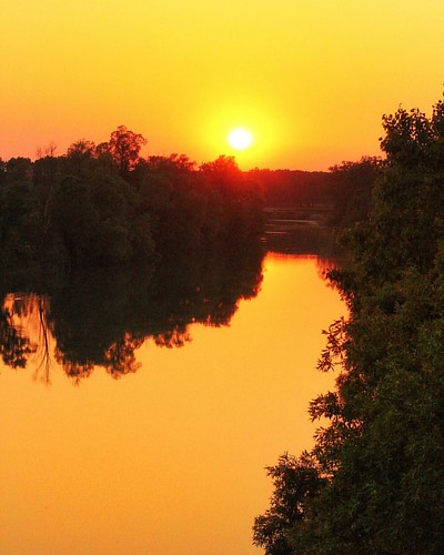 sunset orange canon river tramonto sunsets orangesky tramontiitaliani instagramapp