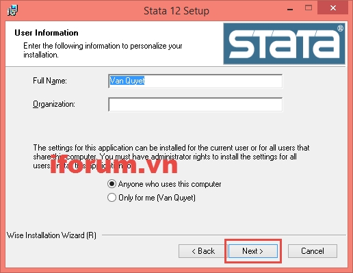 Download Stata 12 Full Key, Hướng dẫn cài đặt Stata, Stata 12 Full