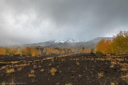 autumn italy mountains trekking landscape volcano cloudy sicily etna santalfio etnanord