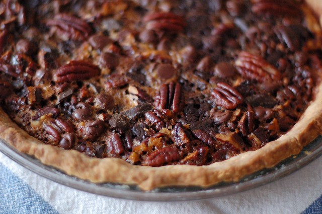 Maple Chocolate Pecan Pie by Eve Fox, The Garden of Eating, copyright 2014