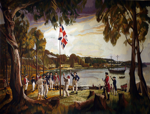 Tapestry Depicting the Founding of Australia