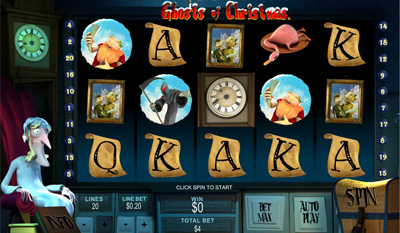 Ghosts of Christmas slot game online review