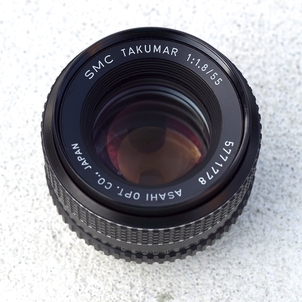老鏡器材控: 入門標頭Pentax SMC Takumar 55mm f/1.8