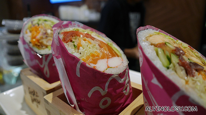 Rising Sun sushi half roll ($6.90)