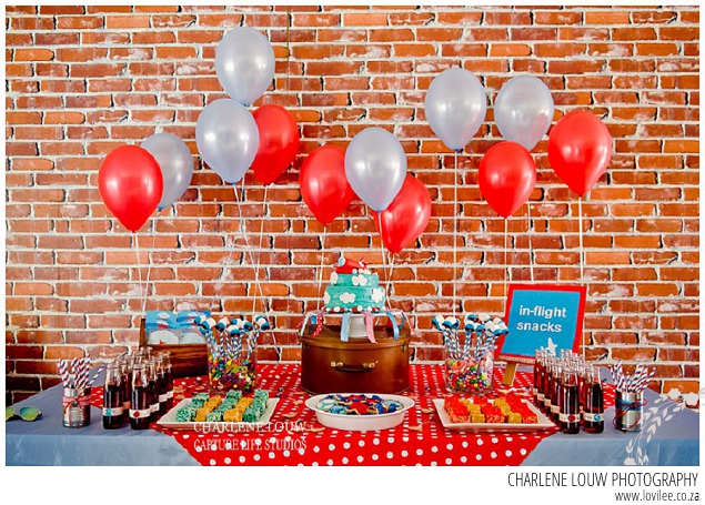 A travel themed first birthday party